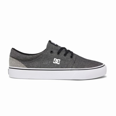 DC Trase Men's Black/Grey Sneakers Australia Online TPG-421